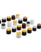 RM-xxx-16xx Plastic Control Knobs with Metal Cap (Amplifiers, Guitar Pedals, Audio Equipment)